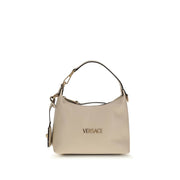 Versace Cream Calf Leather Bos Taurus Handbag