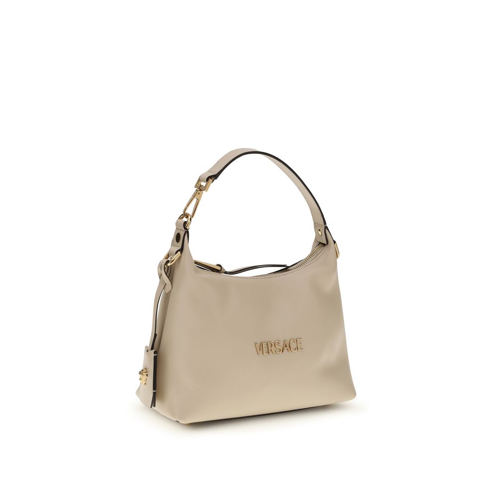 Versace Beige Calf Leather Bos Taurus Handbag Secondary image
