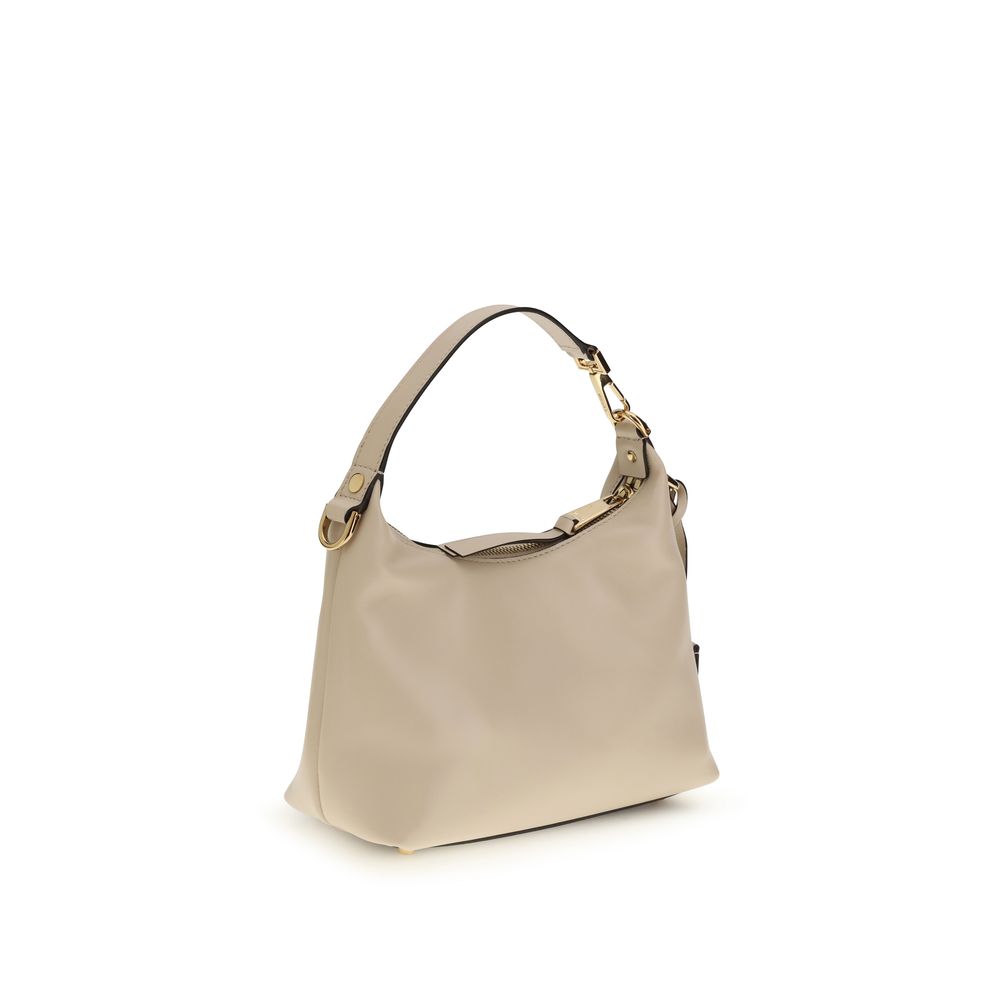 Versace Cream Calf Leather Bos Taurus Handbag
