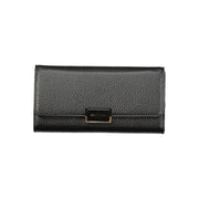 Mario Valentino Black Polyurethane Women Wallet