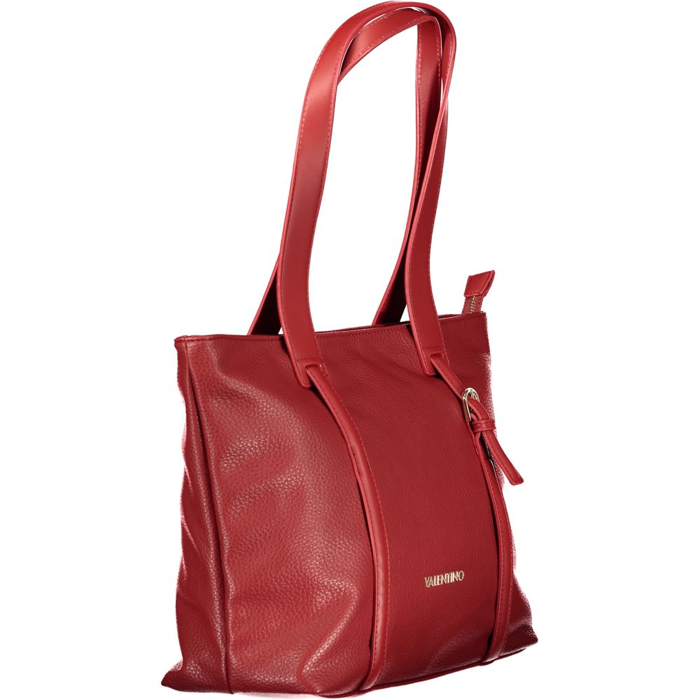 Mario Valentino Rosso Polyurethane Woman Shoulder Bag