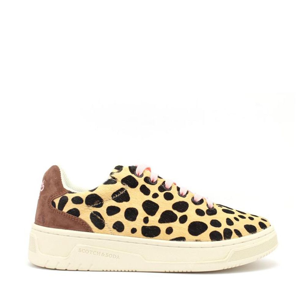 Scotch & Soda Multicolor Leather Low Top Sneakers Main image