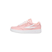 Fila Pink Leather Low Top Sneakers