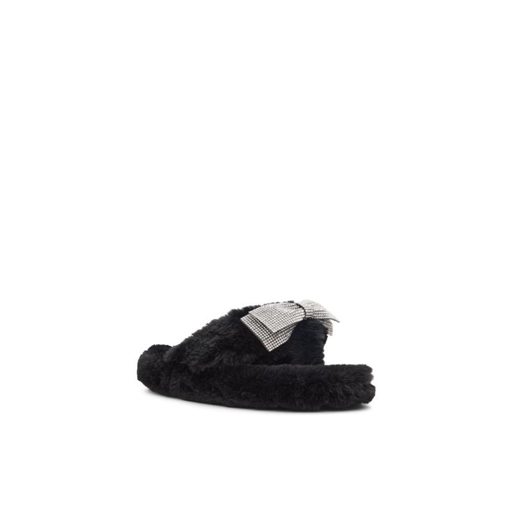 ALDO Black Polyester Slippers - Zachava