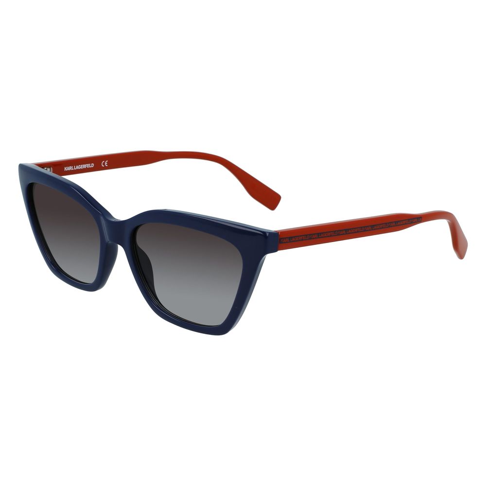 Karl Lagerfeld Blue Other Fibres Sunglasses