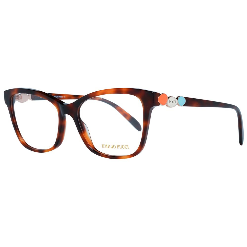 Emilio Pucci Brown Plastic Glasses (Frames)
