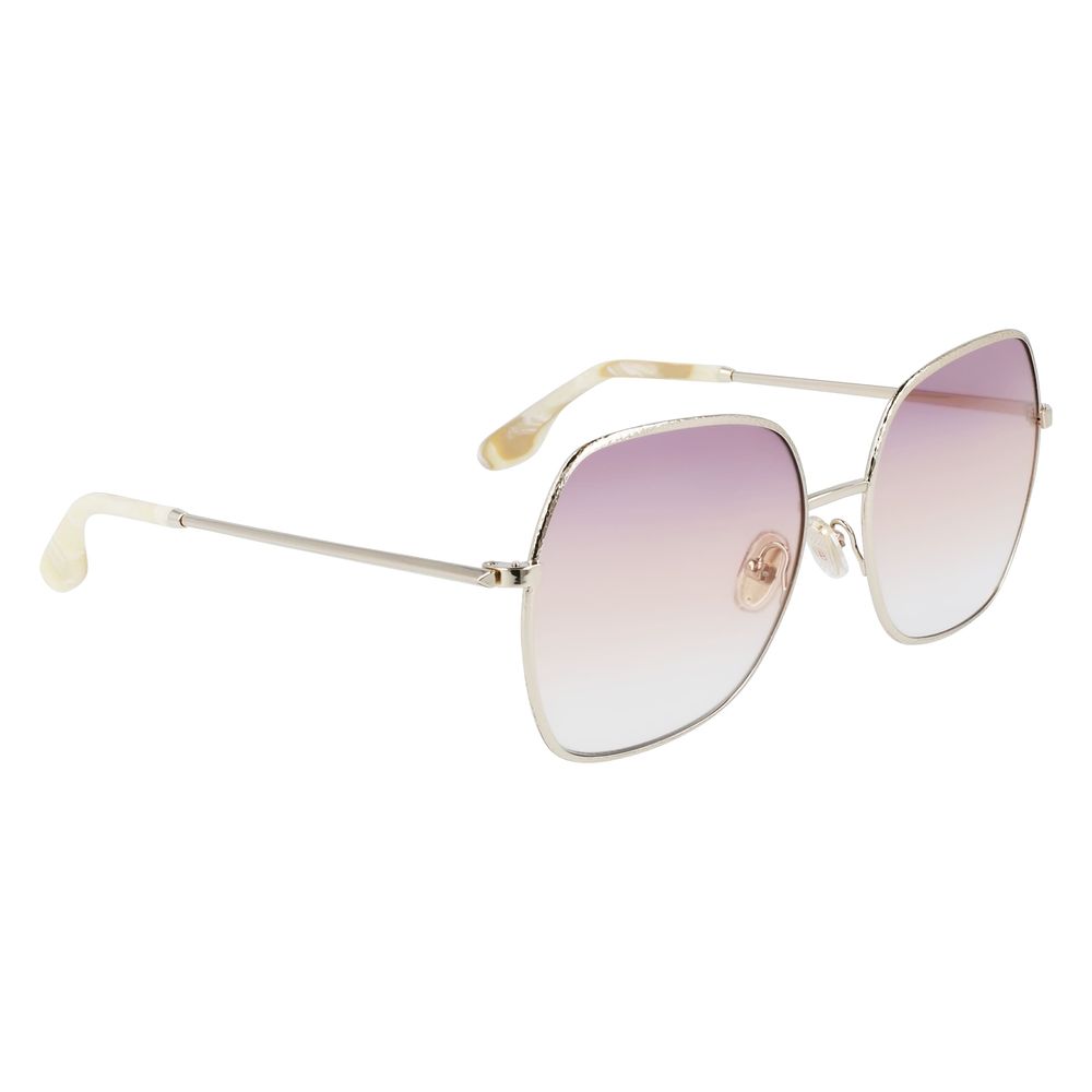 Victoria Beckham Gold Metal Sunglasses
