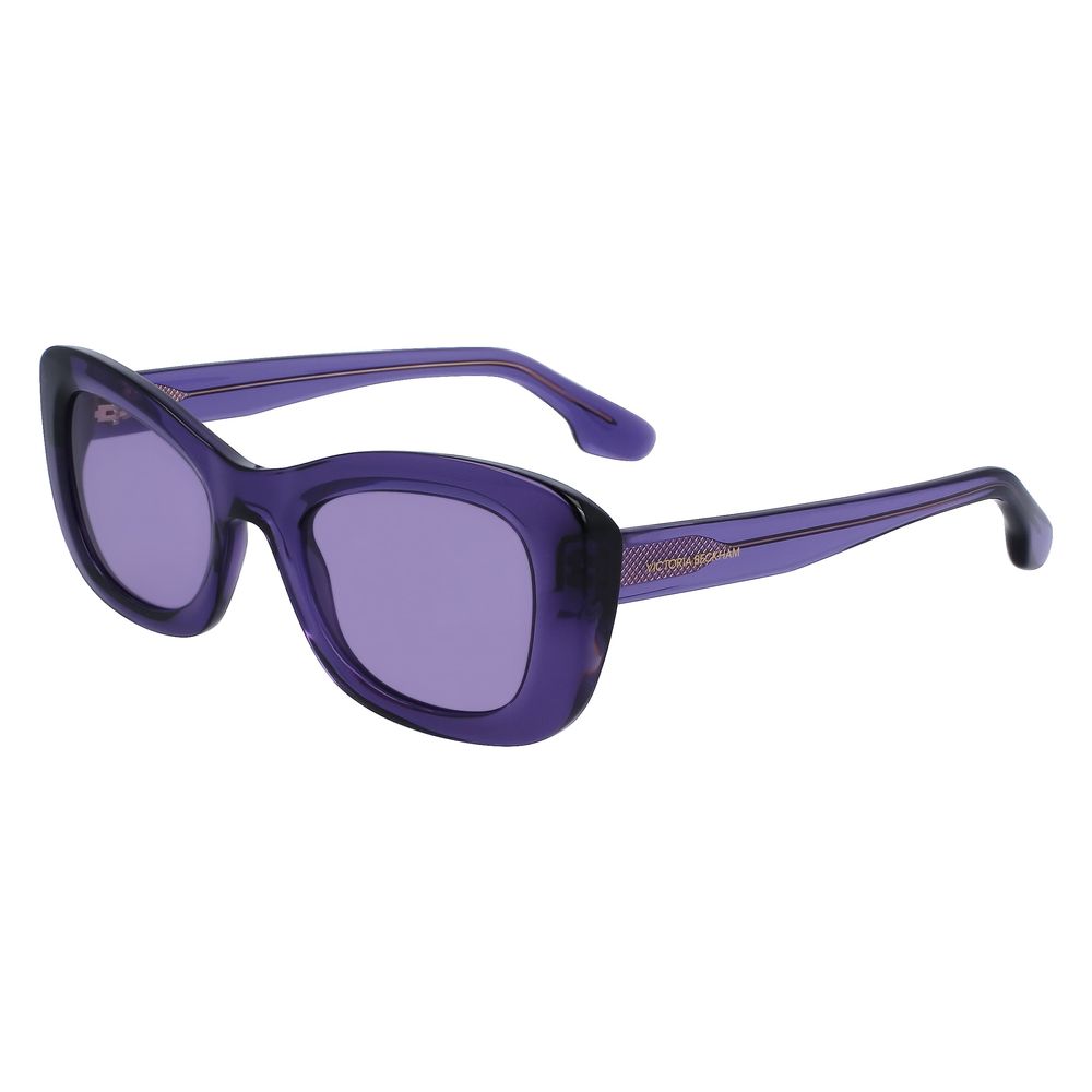Victoria Beckham Gray Acetate Sunglasses