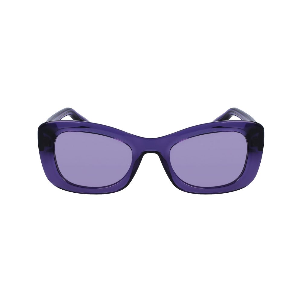 Victoria Beckham Gray Acetate Sunglasses