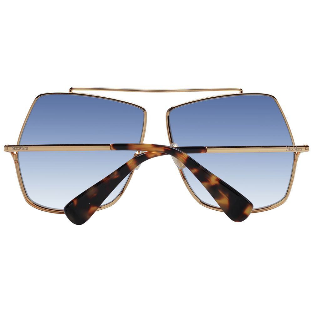 Max Mara Gold Metal Sunglasses