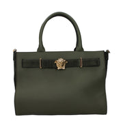 Versace Green Leather Handbag