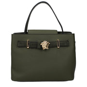 Versace Green Leather Handbag