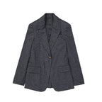 Brunello Cucinelli Gray Wool Blazer