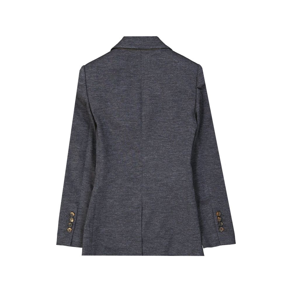 Brunello Cucinelli Gray Wool Blazer Secondary image