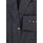 Brunello Cucinelli Gray Wool Blazer