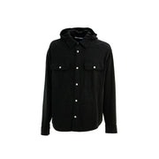 Palm Angels Black Cotton Shell Jacket