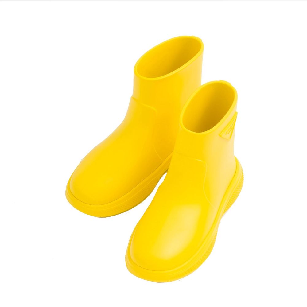 Prada Bicolor Rubber Rain Boots