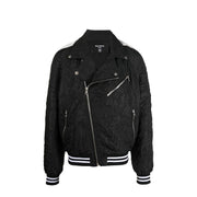 Balmain Black Polyester Bomber