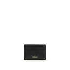Versace Black Calf Leather Bos Taurus Wallet