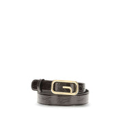 Gucci Brown Calf Leather Bos Taurus Regular Belt