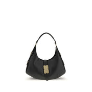 Ganni Black Calf Leather Bos Taurus Shoulder Bag
