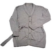 Gas Black Cotton Cardigan