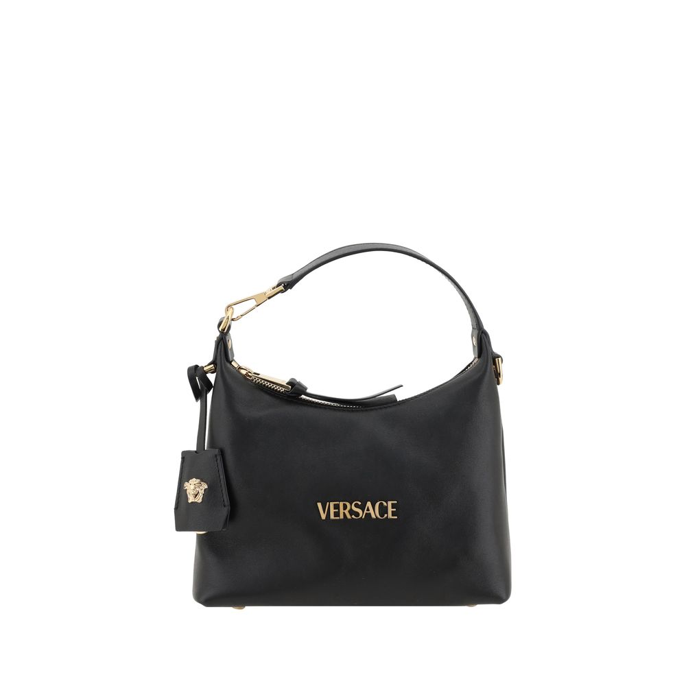 Versace Black Calf Leather Bos Taurus Handbag Main image