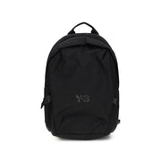 Y-3 Black Polyester Backpack