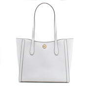 Michael Kors White Canvas Tote Bag