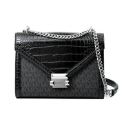 Michael Kors Black Canvas Crossbody Bag