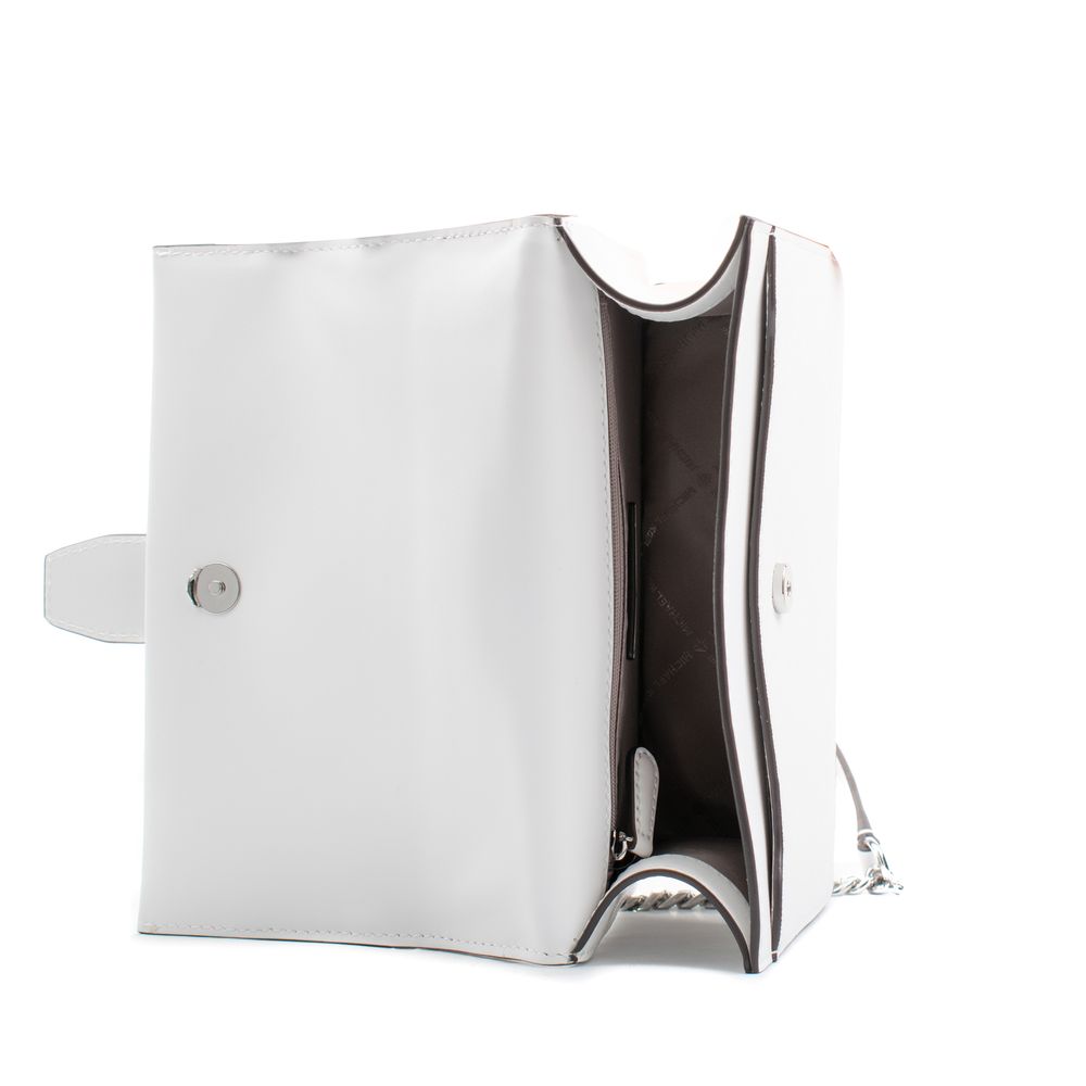 Michael Kors White Leather Shoulder Bag