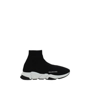 Balenciaga Black Elastane Athletic Sneakers