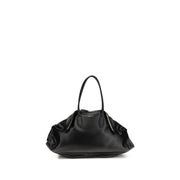 Alexander McQueen Black Calf Leather Bos Taurus Shoulder Bag