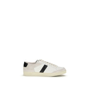 Tom Ford White Calf Leather Bos Taurus Sneakers
