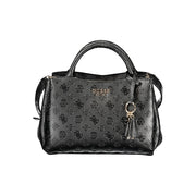 Guess Jeans Nero Poliuretano Women Handbag