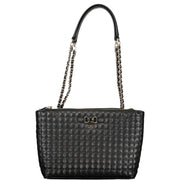 Guess Jeans Nero Poliuretano Women Handbag