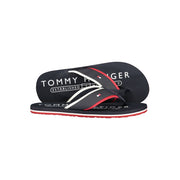 Tommy Hilfiger Blue Polyurethane Men's Slide Sandal