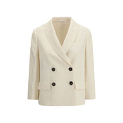 Brunello Cucinelli Beige Viscose Jacket