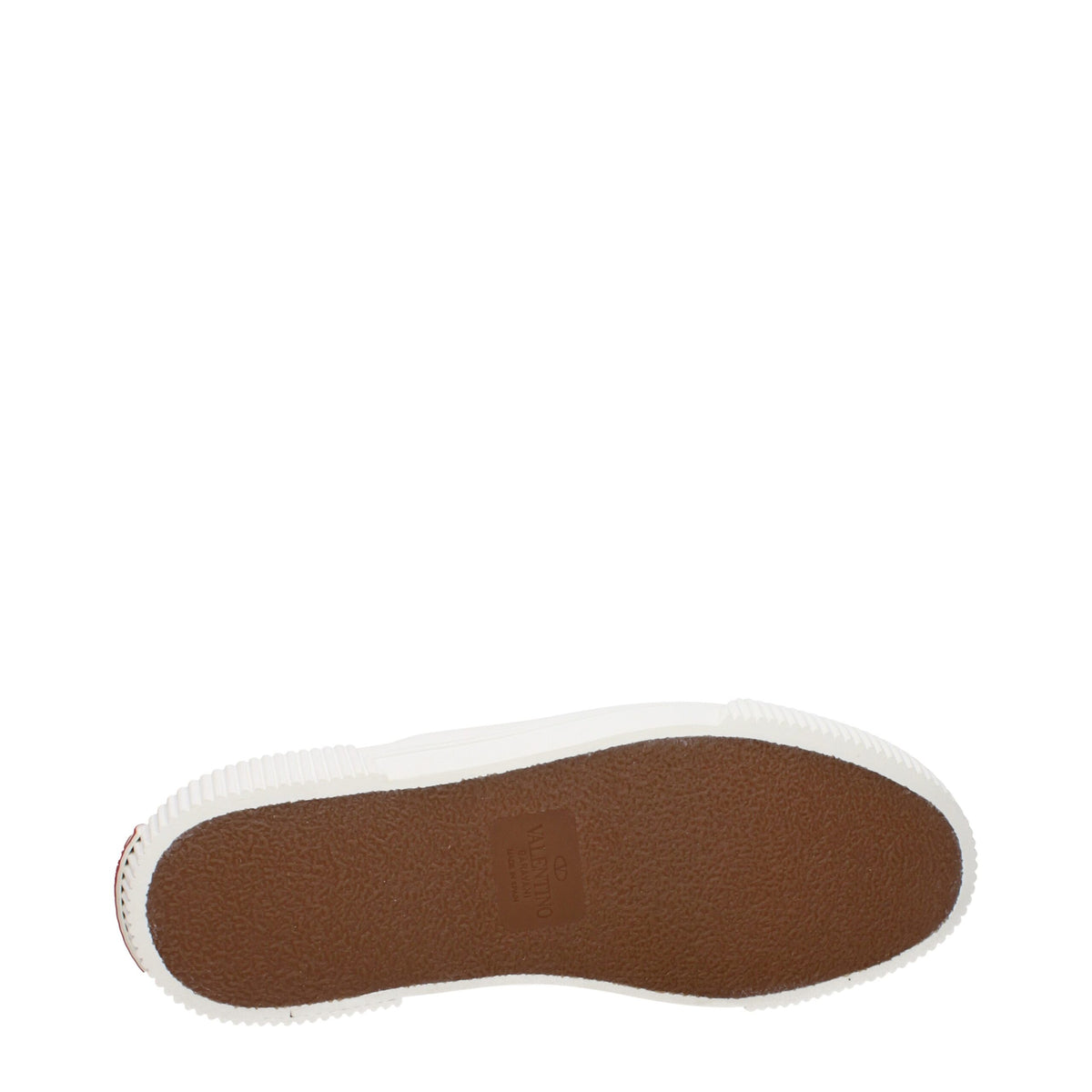 Valentino Garavani White Fabric Slip-On Loafer for Men