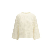 Fabiana Filippi Beige Wool Oves Aries Sweatshirt