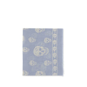 Alexander McQueen Light Blue Modal Scarf