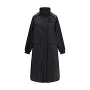 Ganni Black Nylon Coat