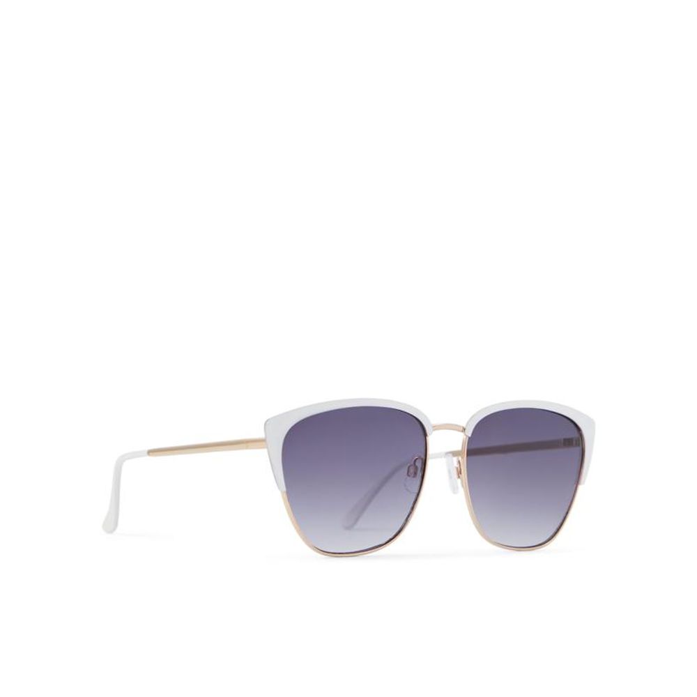 ALDO White Polycarbonate Sunglasses - Zachava