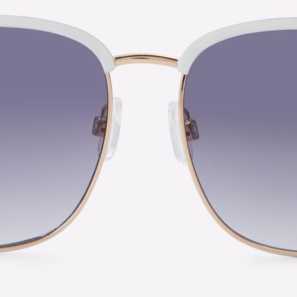 ALDO White Polycarbonate Sunglasses - Zachava
