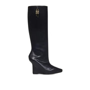Givenchy Black Calfskin High Heel Boots