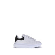 Alexander McQueen White Calf Leather Bos Taurus Platform Sneakers