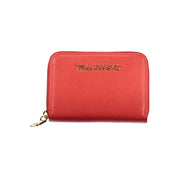 Mario Valentino Rosso Polyurethane Women Wallet
