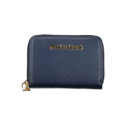 Mario Valentino Blue Polyurethane Women Wallet