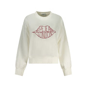 Pepe Jeans Bianco Cotton Womens Sweatshirt for Women