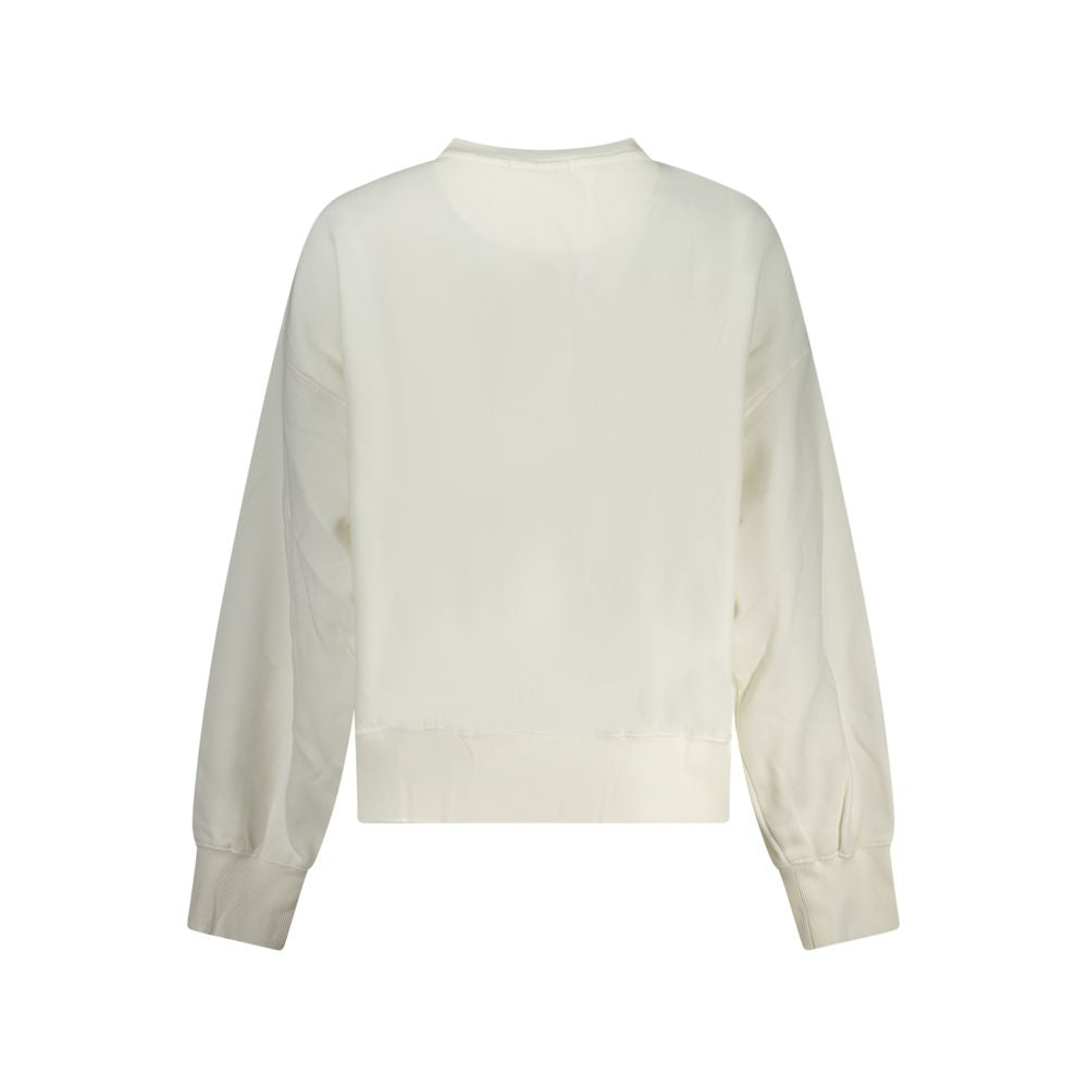 Pepe Jeans Bianco Cotton Womens Sweatshirt for Women